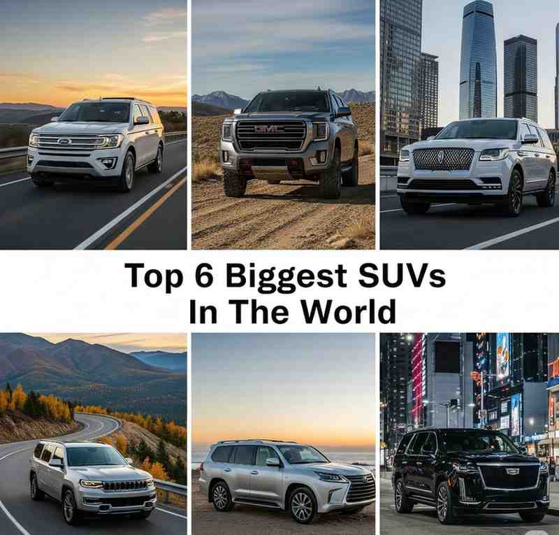 Top 6 biggest SUVs