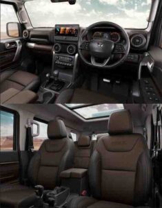 Mahindra Thar Roxx Interiors